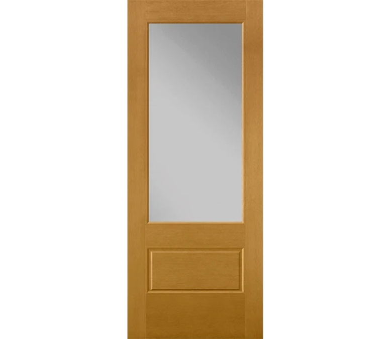 Birmingham 3 Quaters Light Fiberglass Entry Door