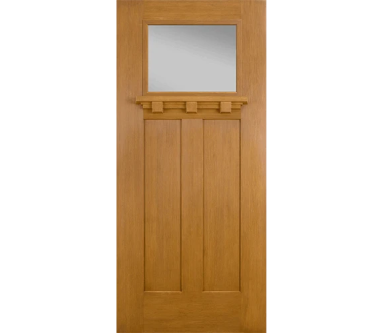 Birmingham Craftsman Light Fiberglass Entry Door