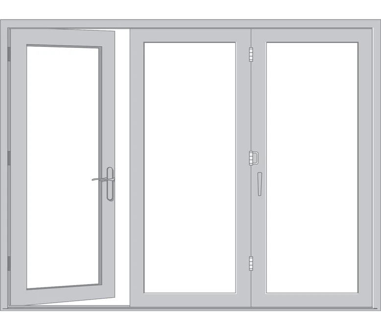 Birmingham Pella Architect Reserve Series Contemporary Bifold Patio Door