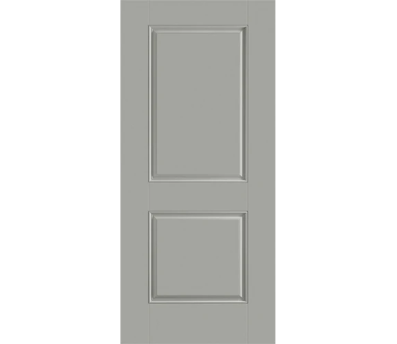 Birmingham Two Panel Square Fiberglass Entry Door